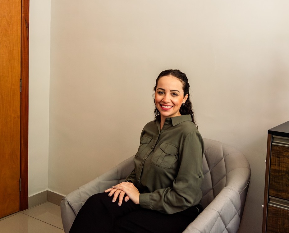 Marina Dayrell no consultório